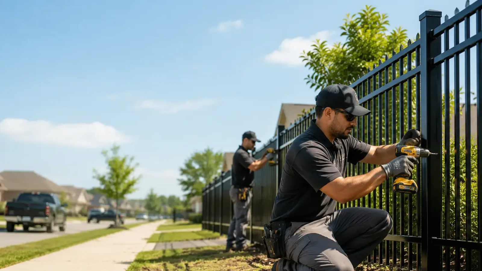 Metal Fence Installation in Foosland, IL